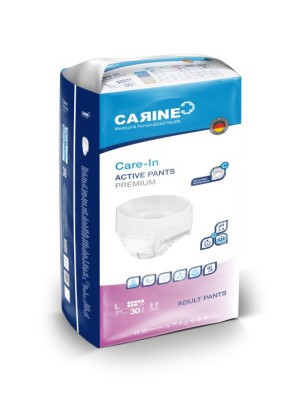 CARINE Active Yetişkin Hasta Külot Bezi Large Beden 30 Adet - 8 Damla
