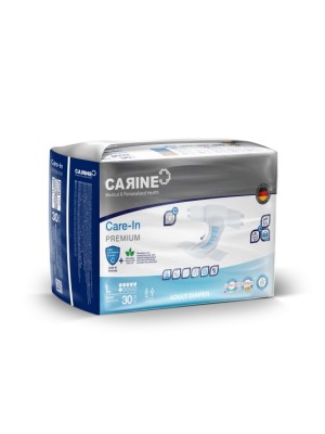 CARINE Premium Yetişkin Hasta Bezi Large Beden 30 Adet - 6 Damla