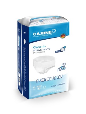 CARINE Active Yetişkin Hasta Külot Bezi Medium Beden 30 Adet - 6 Damla