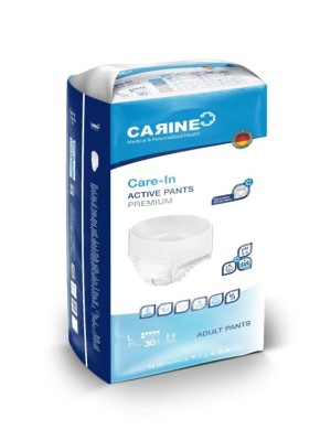 CARINE Active Yetişkin Hasta Külot Bezi Large Beden 30 Adet - 6 Damla